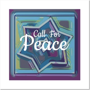 "Call For Peace" quote  -- Worldwide Peace Movement Posters and Art